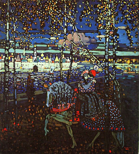 Couple Riding, by Wassily Kandinsky